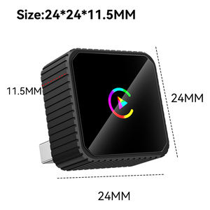 Adaptateur CarPlay 2 en 1 filaire noir, Android Auto sans fil universel pour iOS Android, port USB, dongle CarPlay personnalisable - Product Image 6