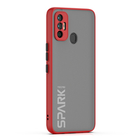 Accessoires mobiles, coque de téléphone en TPU et PC mat fumé, coque arrière pour TECNO SPARK 9 Pro 8C 8 7 Pro 8T 8P Go 2022 Pop6 19 Neo