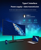 AO Attack AG349U 34 pouces 4K144Hz NanoIPS écran Surface incurvée HDR jeu vidéo 165Hz Hairtail écran nouvelle Interface de bureau DP