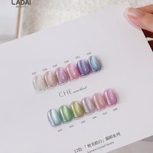LADAI 2025 Populaire Vernis à <span class=keywords><strong>Ongles</strong></span> Gel UV Effet Œil de Chat 12 Couleurs Tube Rouge à Lèvres Mat <span class=keywords><strong>Résine</strong></span> UV LED Emballage Bouteille Exclusif Gratuit <span class=keywords><strong>pour</strong></span> <span class=keywords><strong>Ongles</strong></span> - Product Image 2