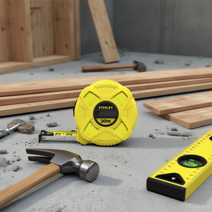 Cinta métrica Stanley de 30 m de fibra de vidrio para construcción y proyectos de bricolaje - Product Image 3