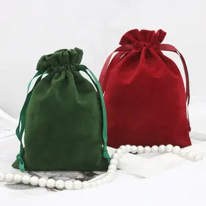 7*9 cm Jewelry Velvet Pouch Drawstring Gift Bags For Beads and Pearl