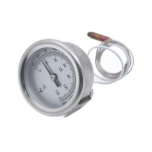 Thermomètre capillaire en acier inoxydable résistant aux hautes températures pour four, 0-120°C, pour outils à pizza (vente en gros) - Product Image 1