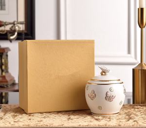 Service à thé en porcelaine fine de style européen de luxe, rose, avec relief de papillon, écologique, pour les fêtes - Product Image 3