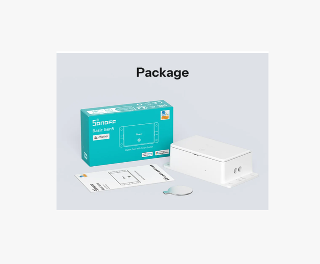For BASIC-1GS Matter Over WiFi Smart Switch Basic Gen5 Protocol Large Touch Surface PC Material Reliable Work for Ecosystem