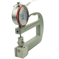 Jauge d'épaisseur 0-10mm avec insert à rouleau Jauge d'épaisseur continue 0.01mm