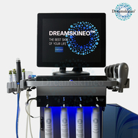 Dreamskineo 2025 Hydra Spa Fabricant d'appareil Jet d'oxygène Hydradermabrasion Professional Facial Machine Salon Skin Care Booster