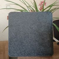 Coussin rond en feutre de laine personnalisé pour chaises de patio extérieures, confortable et respirant pour toutes les saisons, idéal pour la maison et le bureau