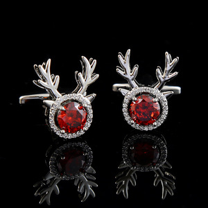 Tính Khí Elk Vòng Đầy Đủ Kim Cương Vòng Zircon Còng Người Đàn Ông Của Pháp Áo Sơ Mi Còng Thời Trang Cá Tính Cuốn Tiểu Thuyết Khuy Măng Sét - Product Image 1