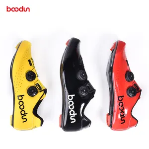 HBG 1143 customized Highway mountain bike riding shoes carbon for man bike shoes road cycling mtb shoes lock OEM
