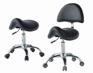 Kisen Factory Price Professional Synthetic Leather Salon Barbershop <b>Stool</b> with Wheels Haircut Chair - Product Image 5
