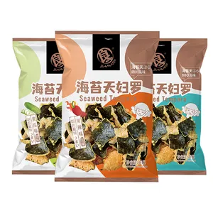 30 г (30 пакетов), морские водоросли tempura, огурцы для барбекю, сушеные морские снэки, японские снэки