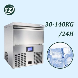 Thương Mại Cube <span class=keywords><strong>Ice</strong></span> Maker Chất Lượng Cao Thép Không Gỉ 55Kg/24H Sản Xuất Nước Đá 30Kg Dung Lượng Lưu Trữ 220V Bơm Lõi Giá Tốt Nhất - Product Image 1