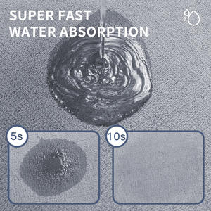 Tapis de bain en coton haute densité, rectangulaire, antidérapant, absorbant l'eau, pour usage domestique, couleur unie, lavable en machine - Product Image 4