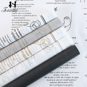 Snow Pear Paper Tiếng Anh Bọc Hoa Lót Bó Hoa Bao Bì - Product Image 4