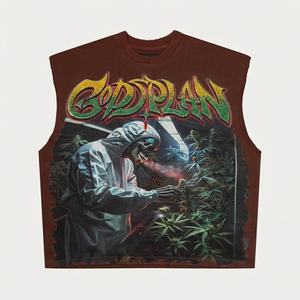 T-Shirt con Stampa Digitale Personalizzata, Design con Lettere in Strass, Gilet Senza Maniche con Collo Tondo, <span class=keywords><strong>Abbigliamento</strong></span> <span class=keywords><strong>Streetwear</strong></span>, Produttore - Product Image 1