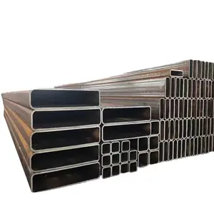 Q235 Shs Rhs JIS DIN En Sharp Edges Hollow Section Steel Tube Carbon Black Square and Rectangular Steel Tubes