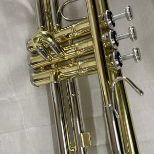<span class=keywords><strong>Trompeta</strong></span> de Latón Amarillo <span class=keywords><strong>con</strong></span> Afinación BB, Diseño Famoso, Tamaño Bell 123cm, para una Interpretación Fácil - Product Image 2