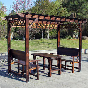 Pergola <span class=keywords><strong>de</strong></span> jardin en bois <span class=keywords><strong>de</strong></span> cèdre <span class=keywords><strong>de</strong></span> haute qualité, étagère <span class=keywords><strong>de</strong></span> luxe, Design <span class=keywords><strong>de</strong></span> bonne qualité, Pergola d'extérieur - Product Image 2