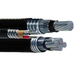 600V 14/2 14/3 12/3 12/2 lapis baja BX/AC90/ACWU90/TECK90 kabel dengan kabel lapis baja logam sertifikat cUL