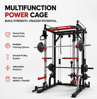 En stock, vente en gros, équipement de fitness pour la maison, appareil multifonctionnel de cross-training, machine Smith, cage de musculation, rack de squat réglable