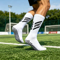 Chaussettes de sport personnalisées de qualité supérieure, chaussettes de football respirantes, chaussettes de football de luxe personnalisées, fabrication en usine