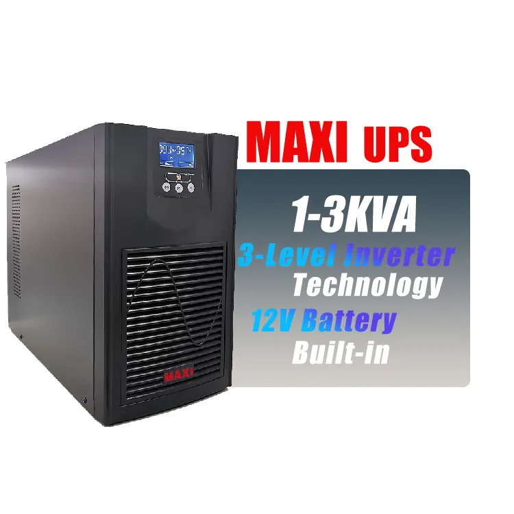 MAXI ออนไลน์ Nobreaks 1Kva Ups 110V พร้อมราคาโรงงาน 1-3K แหล่งจ่ายไฟสม่ําเสมอมาตรฐานอเมริกัน