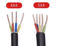Câble en cuivre rigide VGV 3*1.5mm2 en rouleau, câble VGV 3*1.5