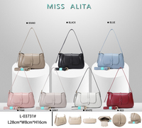 Tas Selempang Wanita Desainer Mewah Bahan Kulit PU untuk Penggunaan Sehari-hari dan Pesta Malam Hari Grosir Pemasok Merek Kustom
