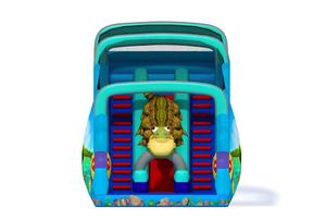 Maison gonflable à thème animal de la rivière Crocodile de la vallée du mile avec toboggan pour enfants - Product Image 5