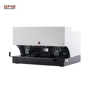 <span class=keywords><strong>Grapadora</strong></span> eléctrica de escritorio ajustable de doble cabeza, Mini <span class=keywords><strong>grapadora</strong></span> Manual de Metal, 50 hojas de <span class=keywords><strong>papel</strong></span> A4 de 80g, 8cm de profundidad - Product Image 3