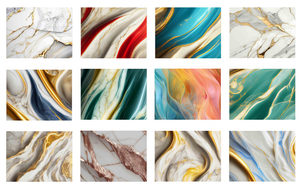 High-Gloss Marble Carbon Crystal 1220 PVC <strong>Plate</strong> Modern Waterproof Floral Pattern Background <strong>Wall</strong> <strong>for</strong> TV Panel Household Use - Product Image 5