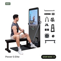 IMBODY POWER S Smart Gym Fitness Miroir Power Station Multi Gym Machine Triceps Poitrine Jambes Dos Bras Abs Musculation Corps