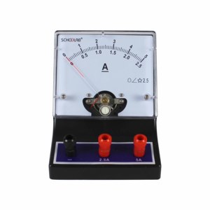 Strumento di misurazione del laboratorio di fisica cc Ammeter 0-2. 5a/0-5A misuratore di corrente analogica con terminali a Banana - Product Image 1