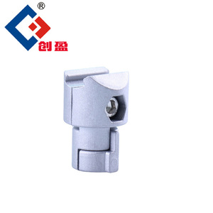 Lean Pipe Fittings Aluminum Alloy Built In Right Angle Fasteners For Aluminum Profiles 6000 Series Anodizing Surface Treatment - Product Image 2
