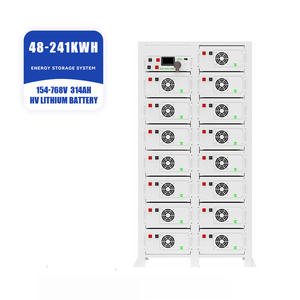 ระบบจัดเก็บพลังงานไฟฟ้าแรงสูงเชิงพาณิชย์ 154V-768V ความจุ 48-215KWh แบบติดตั้งบนชั้นวางซ้อนกันได้ แบตเตอรี่โซลาร์ Lifepo4 51.2V 314Ah - Product Image 1