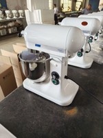 Robot pâtissier multifonctionnel professionnel électrique avec bol en acier inoxydable de 7 L pour gâteaux et œufs
