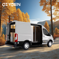 Mercedes Sprinter Box, conversion de camping-car sur mesure, kit de conversion de fourgonnette en camping-car, armoire supérieure, double cabine, kit de camping pour 2 personnes, réfrigérateur de 40 L