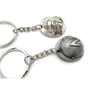 3D mini Kim Loại Keychain an toàn Mũ bảo hiểm casque hat cho dầu khí mỏ dầu ngành công nghiệp món quà lưu niệm - Product Image 4