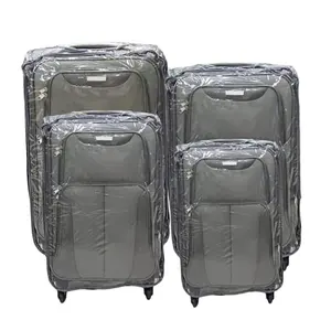 Wenzhou Yongsheng Cheap Soft EVA 600D Polyester Fabric 20 24 28 32 With Pvc Rain Cover Travel Trolley Bag Luggage Suitcase Sets