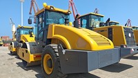 Nouvelle rouleuse vibrante à tambour unique de 14 tonnes de la marque XS143J, robuste, pour le compactage de l'asphalte et du sol