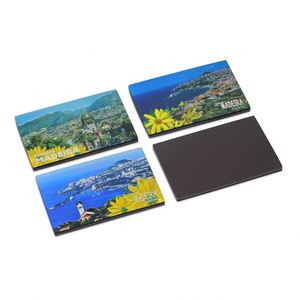 Aimant de réfrigérateur souvenir, articles cadeaux, design personnalisé, Portugal, Madeira, Funchal, plaque décorative, aimant de réfrigérateur avec les villes - Product Image 4