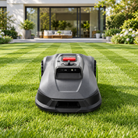 Robot Pemotong Rumput Listrik Otomatis dengan Navigasi Kawat Batas untuk Perawatan Taman Rumah dan Pemotongan Rumput