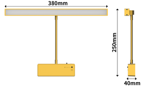 Painting <strong>Light</strong> Rechargeable Picture <strong>Light</strong> with Remote Mirror <strong>Light</strong> Wall <strong>Sconce</strong> for Wall Pictures Gallery Artwork Painting - Product Image 6