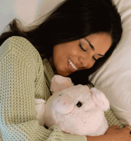 Mini animaux de ferme en peluche chauffables au micro-ondes