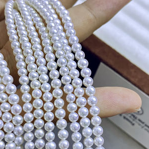 שרשרת פנינים רופפות לגידול מים מתוקים סיטונאי, שרשרת פנינים רופפות בהירות במיוחד וללא פגמים לנשים צעירות - Product Image 3