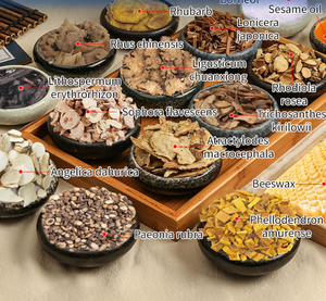 Crème de soin et de réparation à base de plantes, hautement efficace <span class=keywords><strong>pour</strong></span> les brûlures, les plaies et les brûlures à chaud, apaisante, anti-infectieuse, certifiée ISO - Product Image 4