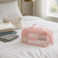 Sac de voyage pour cosmétiques en polyester imperméable de haute qualité pour femmes