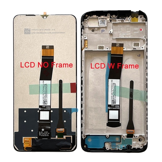100% Original for Xiaomi Redmi 10C & Poco C40 Mobile Phone LCD Display Screen Frame and Touch Digitizer for for Xiaomi Devices