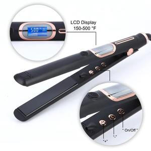 Plancha de Pelo de Titanio 2 en 1, Herramienta de Peinado Profesional con Pantalla LCD y Temperatura Ajustable - Product Image 2